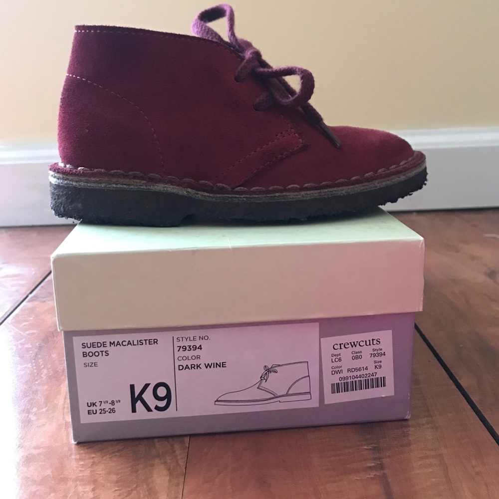 Boys suede shoes
